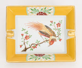 Hermes Bird Porcelain Yellow Ashtray