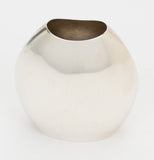 Hermes Small Silver Plate Metal Vase