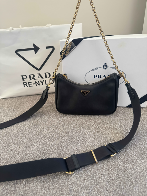 Prada Bandoliera Saffiano Handbag