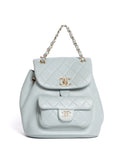 Chanel Small Duma Lambskin Backpack in Light Blue