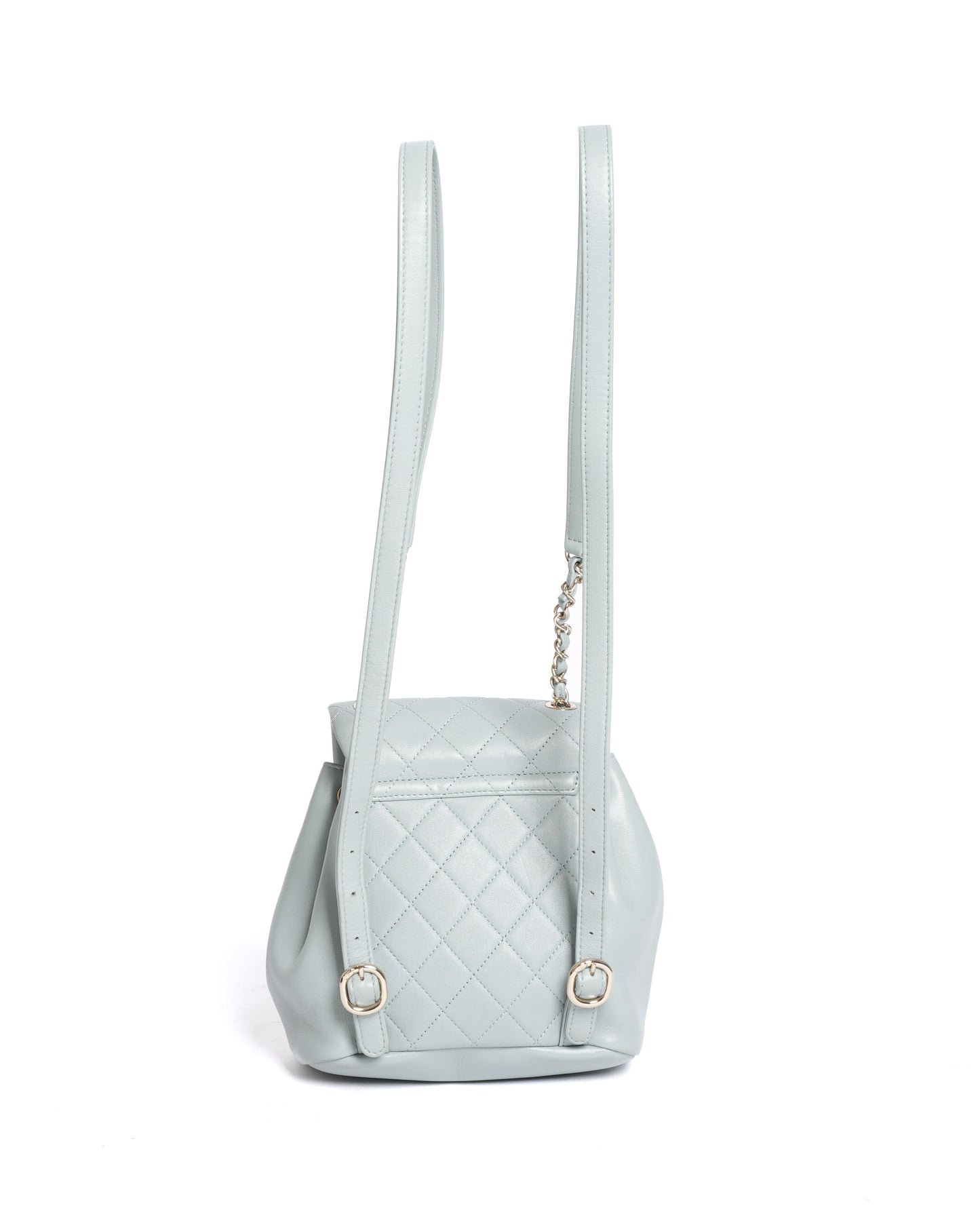 Chanel Small Duma Lambskin Backpack in Light Blue