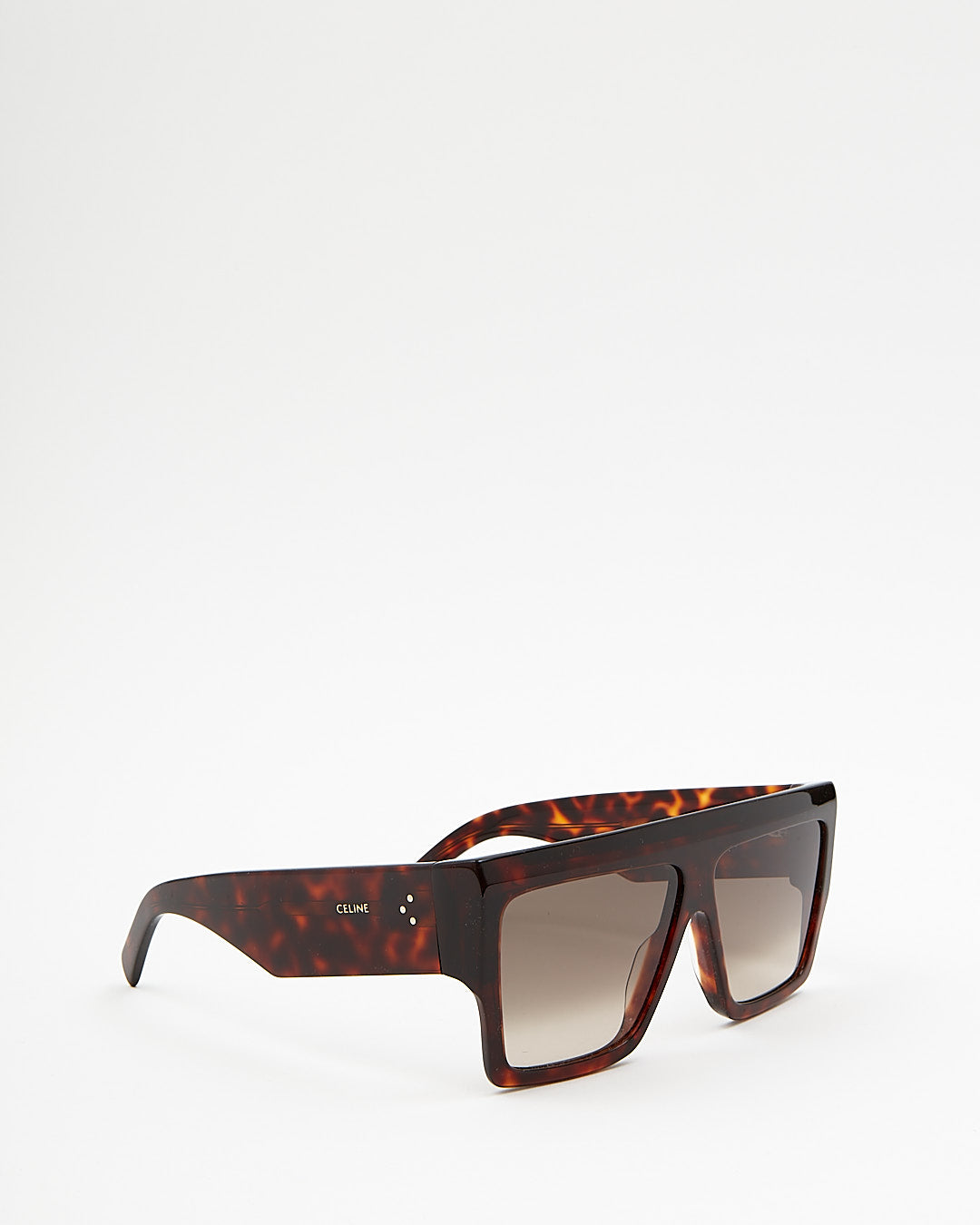 Celine Brown Tortoise Rectangular CL400921 Sunglasses