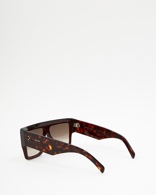 Celine Brown Tortoise Rectangular CL400921 Sunglasses