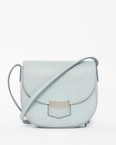 Celine Blue Leather Trotteur Crossbody Bag