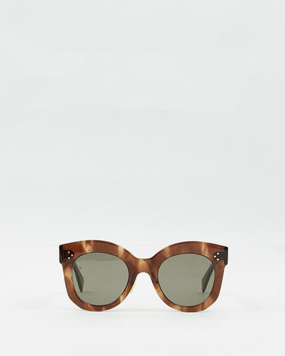 Celine Light Brown Oversized Cat Eye CL41443/S Sunglasses