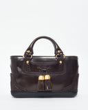 Celine Vintage Dark Brown Leather Boogie Bag