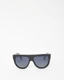 Celine Black Acetate Flat Top CL400IN Oversized Sunglasses