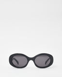 Celine Black Acetate Triomphe Oval CL40194U Sunglasses