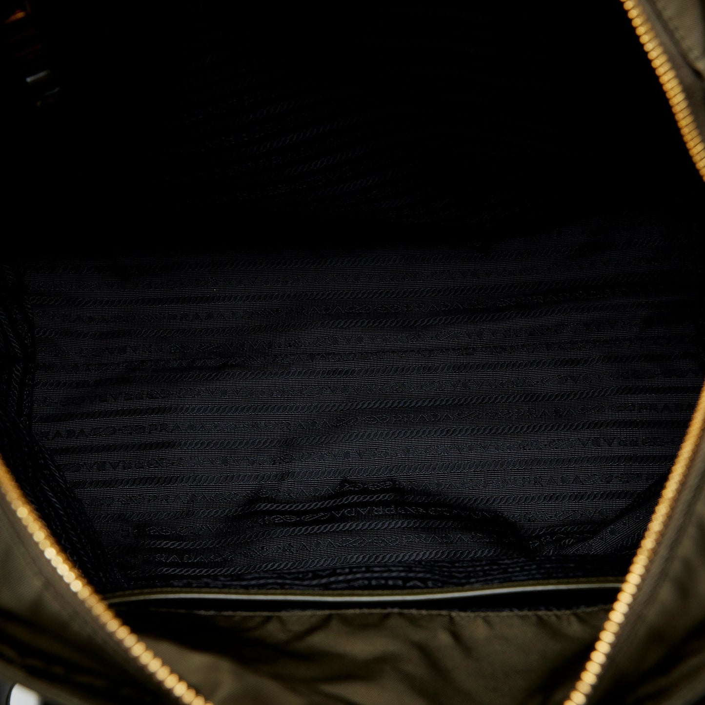 Prada Tessuto Green Nylon Canvas