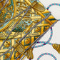 Hermes "Les Tambours" Etoupe Silk Scarf