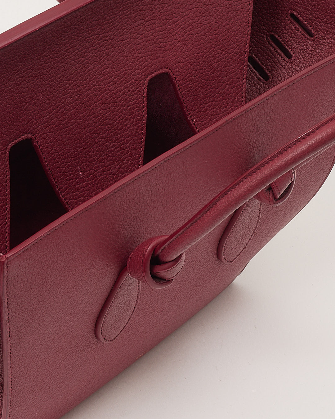 Celine Pink Leather Small Tie Knot Tote Bag