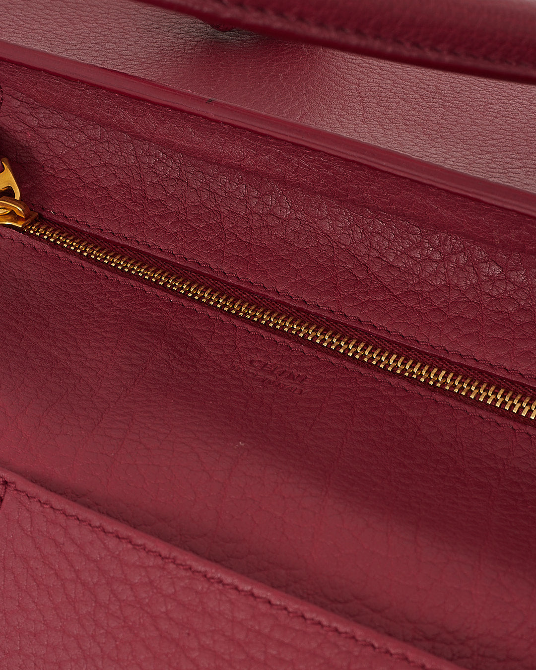 Celine Pink Leather Small Tie Knot Tote Bag