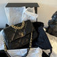 Chanel 19 Medium, Black Lambskin Leather - FULL SET
