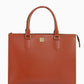 Rust workplace handbag