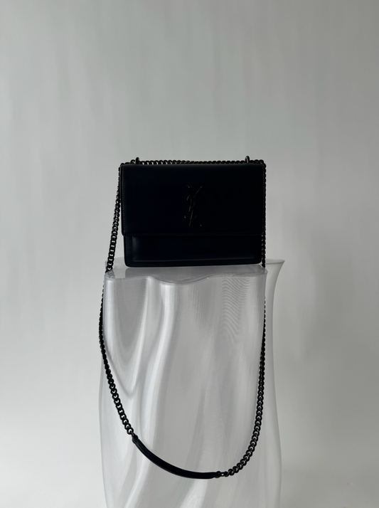 Saint Laurent Sunset leather crossbody bag - full set