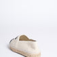 Chanel Black & White Velvet CC Espadrille Flats