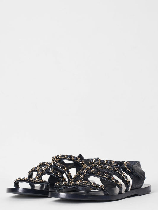 Chanel Chain Sandals