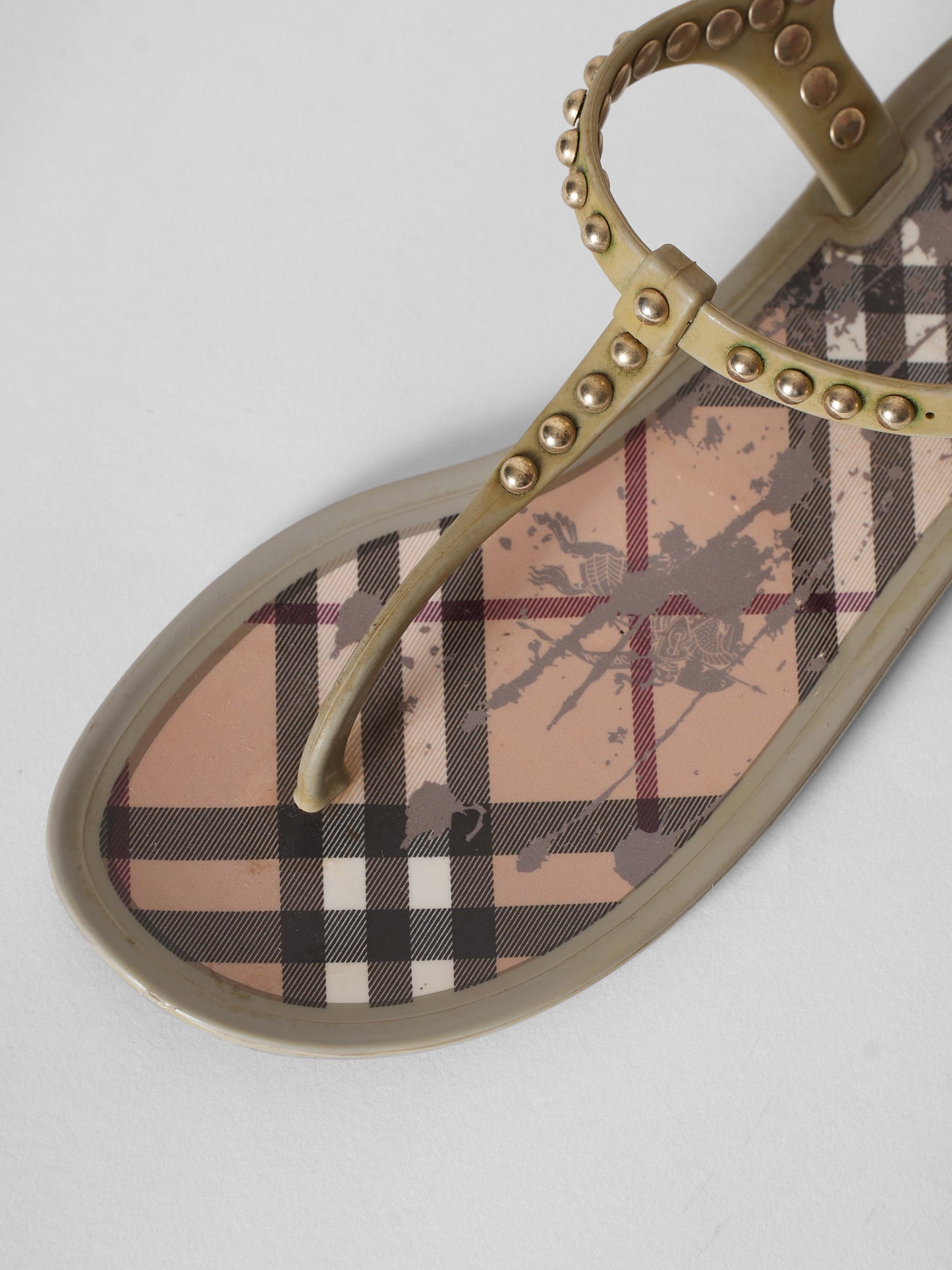 Burberry Studded Jelly Flats
