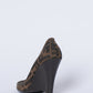 Fendi brown monogram Heels