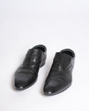 Louis Vuitton men's black lace-up formal shoes