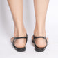 Burberry Black Leather Flats