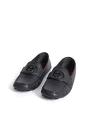 New Gucci  Leather GG Loafers in black
