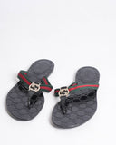 Gucci  Double G leather sandal