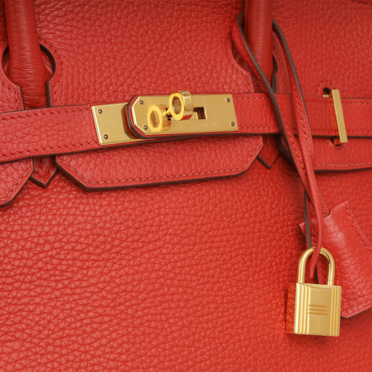 Birkin 30 - Rouge Tomate