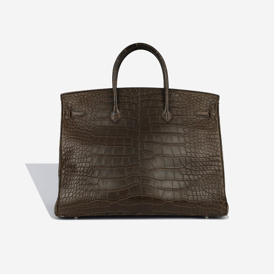Birkin 40 - Havane Matte Croc