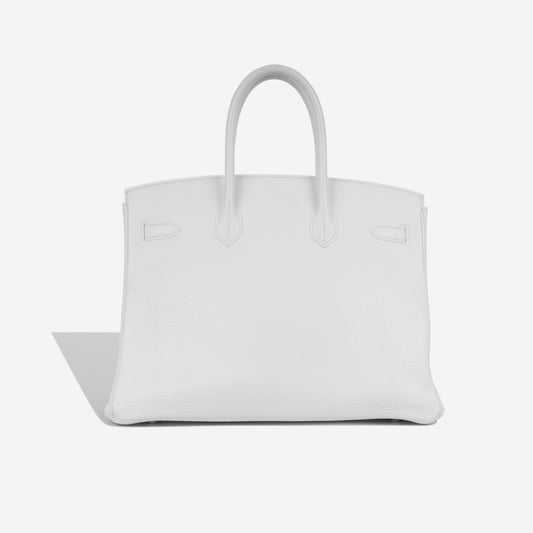 Birkin 35 - Blanc Clemence