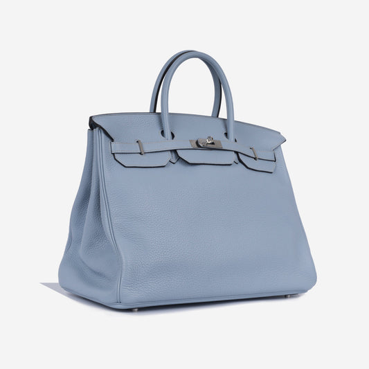 Birkin 40 - Bleu Lin