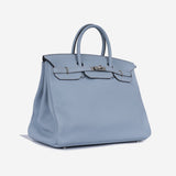 Birkin 40 - Bleu Lin