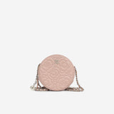 Camellia Clutch on Chain - Pink