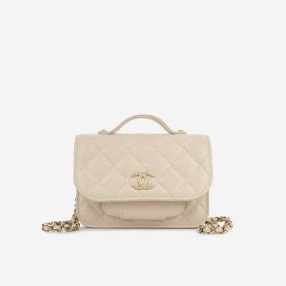 Mini Business Affinity Clutch on Chain