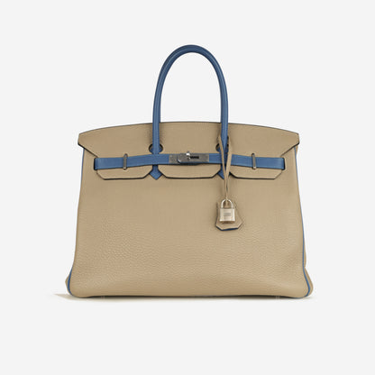 HSS Birkin 35 - Gris Tourterelle / Mykonos