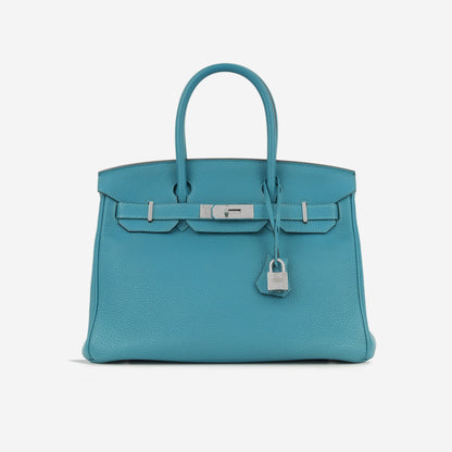 Birkin 30 - Bleu Izmir
