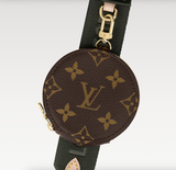Louis Vuitton Jacquard Strap with Round Coin Purse – Khaki Green - FULL SET
