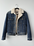 Yves Saint Laurent Paris Denim Shearing Jacket