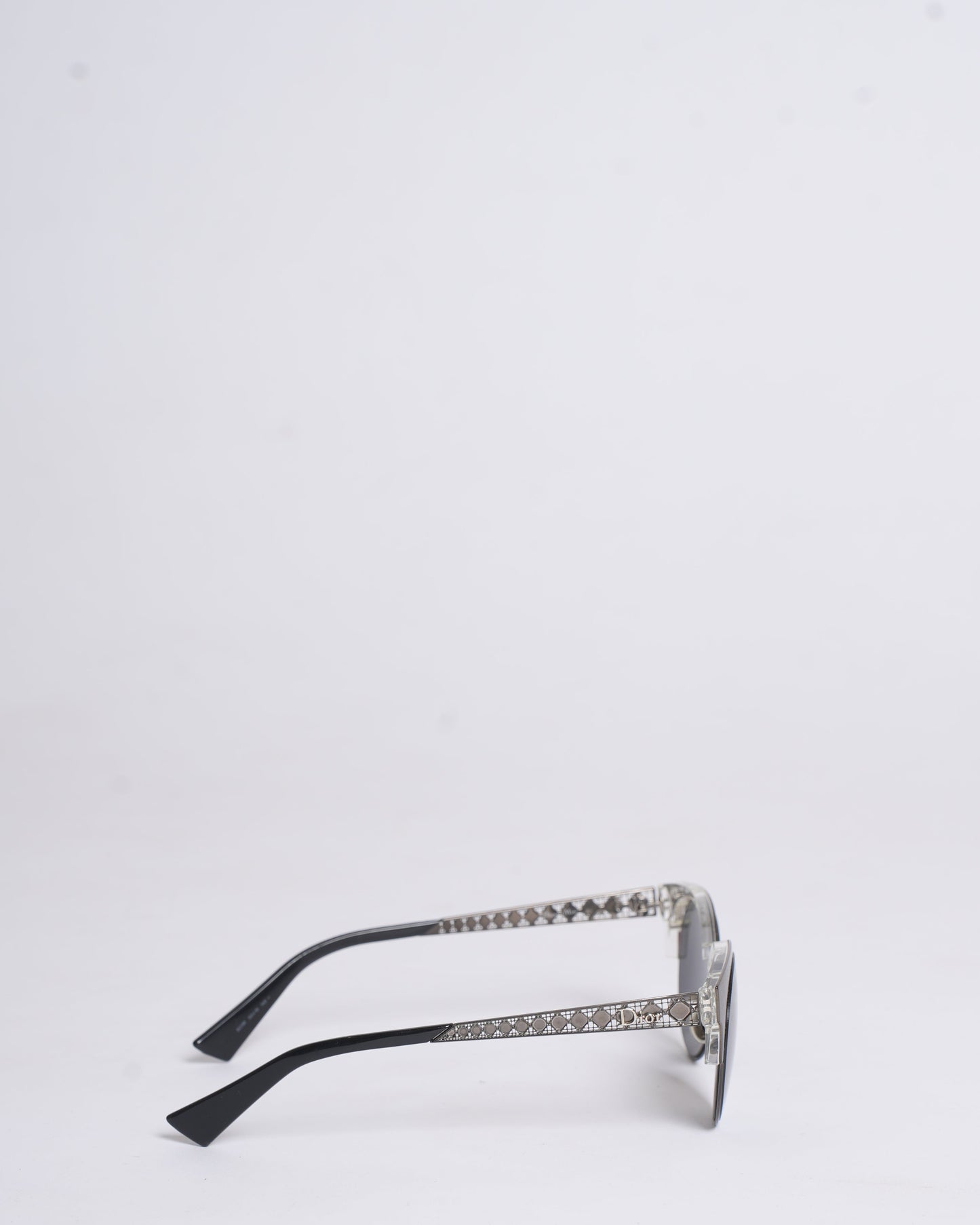 New Dior Round Sunglasses In Black