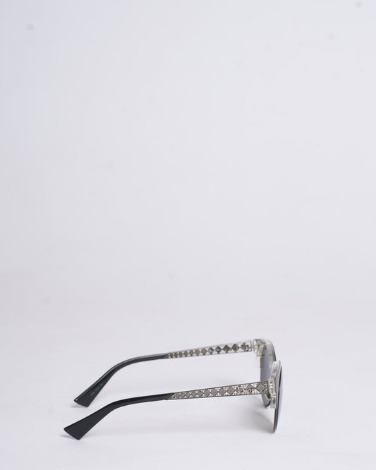 New Dior Round Sunglasses In Black