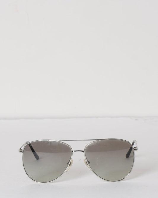 Burberry Silver Frame Sunglasses