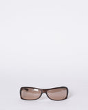 Dior Brown Rectangular Sunglasses