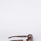Dior Brown Rectangular Sunglasses