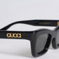 New Gucci Women's SUnglasses In Black