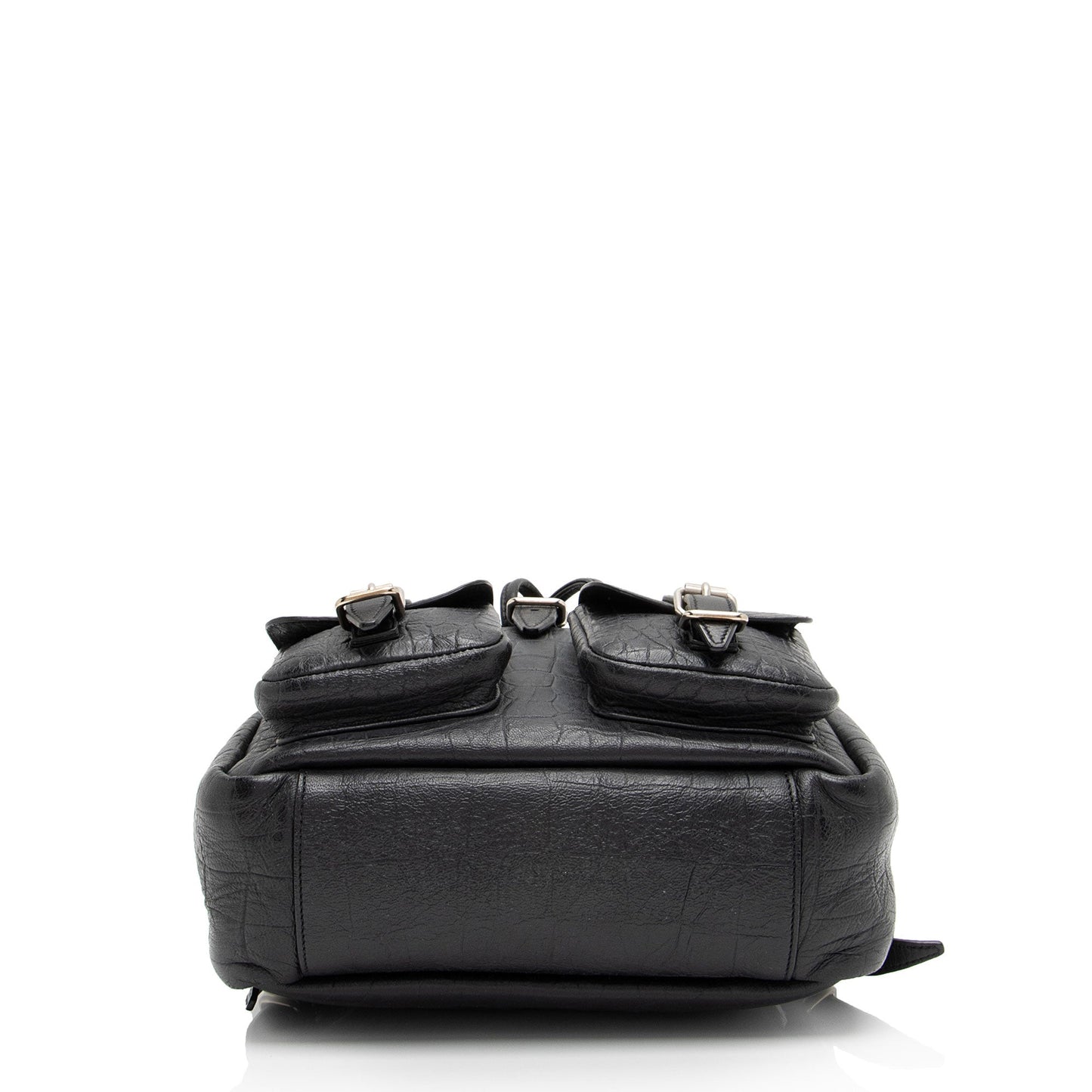 Saint Laurent Croc Embossed Lambskin Festival Backpack (SHF-8lf36x)