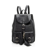 Saint Laurent Croc Embossed Lambskin Festival Backpack (SHF-8lf36x)