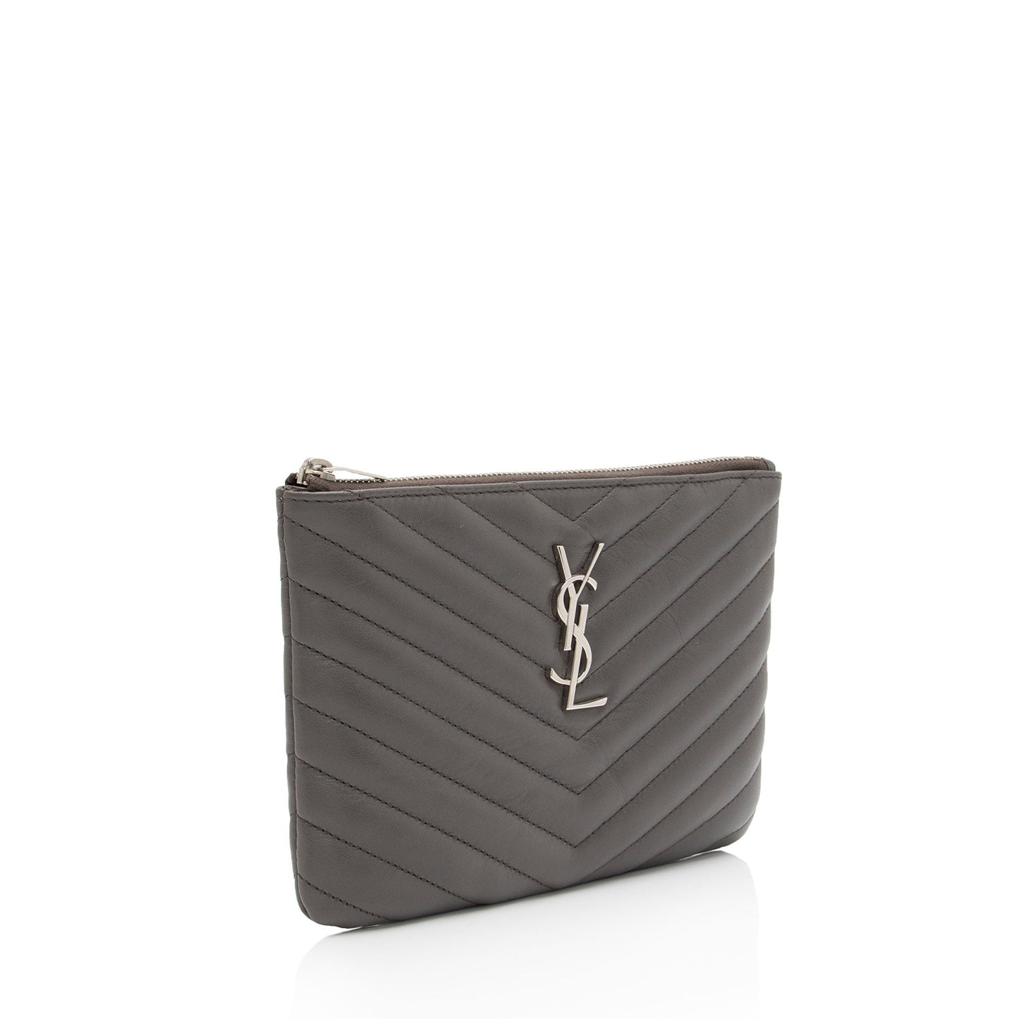 Saint Laurent Matelasse Lambskin Jolie Pouch (SHF-jMIklt)