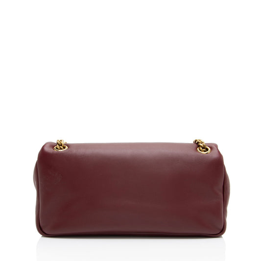 Saint Laurent Lambskin Monogram Calypso Small Shoulder Bag