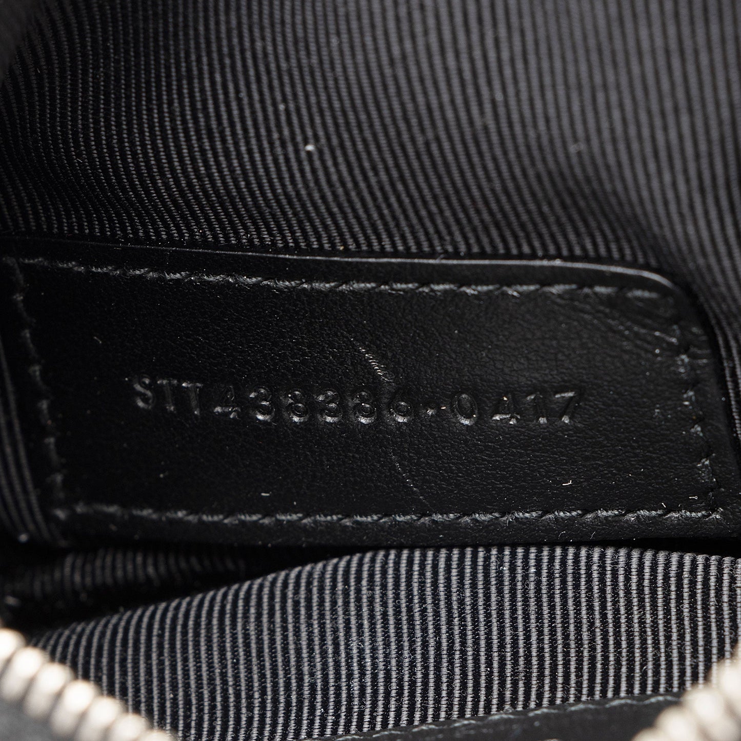 Saint Laurent Lambskin Monogram Cassandre Key Pouch (SHF-Ffj9zM)
