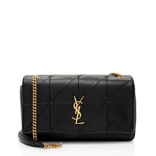 Saint Laurent Lambskin Monogram Jamie Chain Medium Shoulder Bag (SHF-amMtT9)